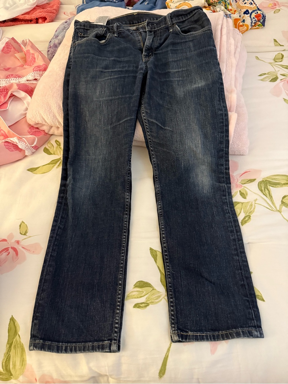 Levi's Men's Dark Blue Boot Cut Jeans
